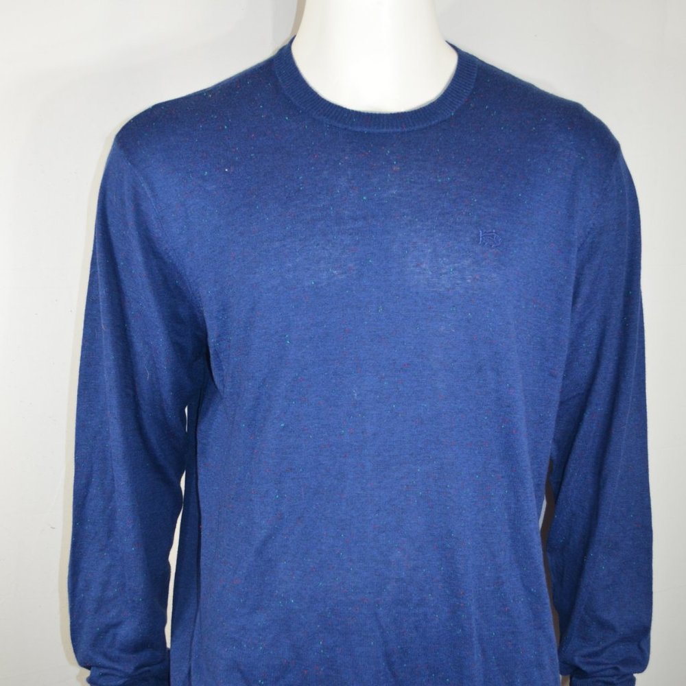 Southern Tide Men's Sweater XXL Nep Knit Crew Blue